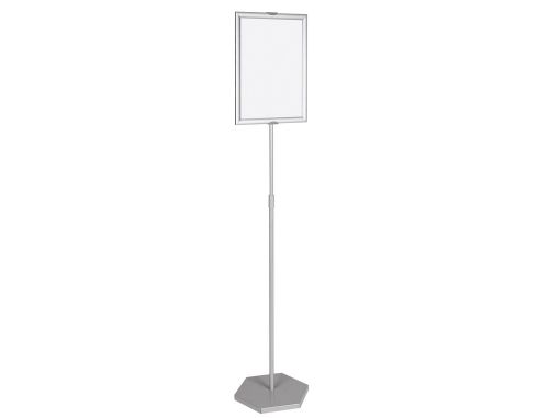 Expositor de pe bi-offcie para formatos a3 ajustavel em altura 102 cm , Bi-office , 62870 , 5603750854029